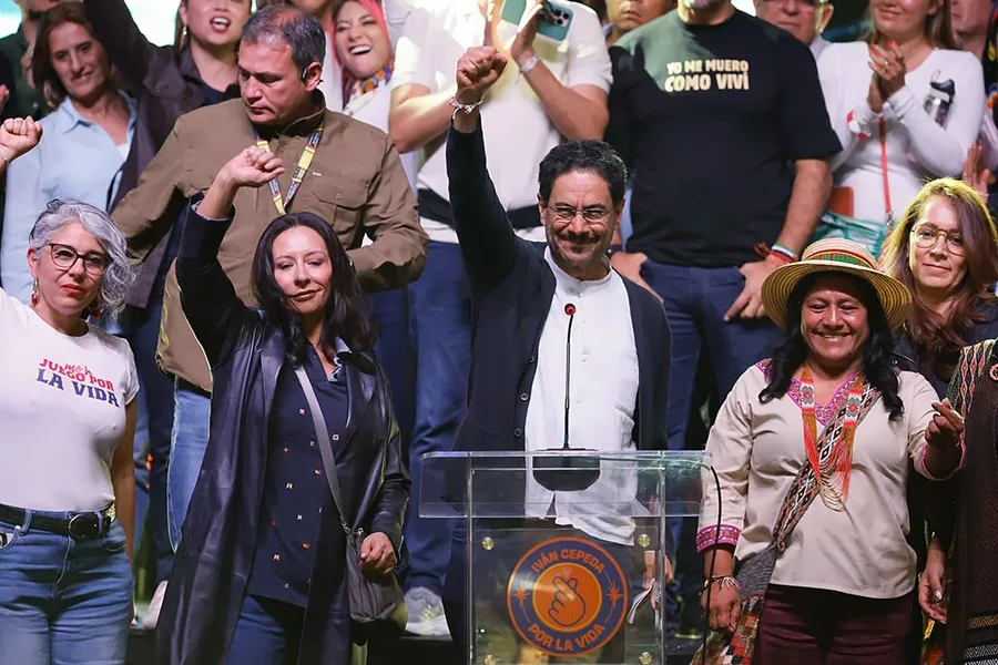 Iván Cepeda, candidato a presidente del Pacto Histórico en Colombia: 